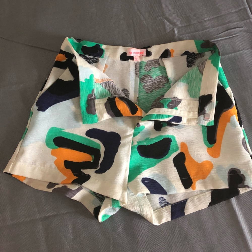 Multi Color Pattern Shorts - image 1